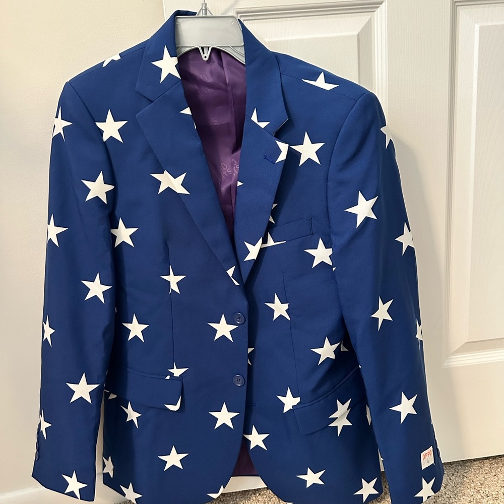 OppoSuits Blue Star Blazer w/ pants (38R)